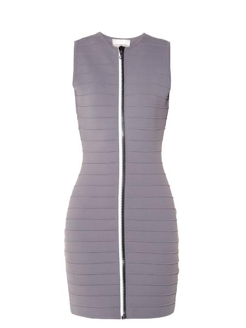 Christopher Kane Zip-through Bandage Mini Dress