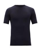 Matchesfashion.com Iffley Road - Exmoor Merino-wool T-shirt - Mens - Navy