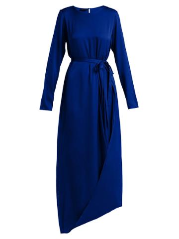 Carl Kapp Topaz Silk-blend Dress