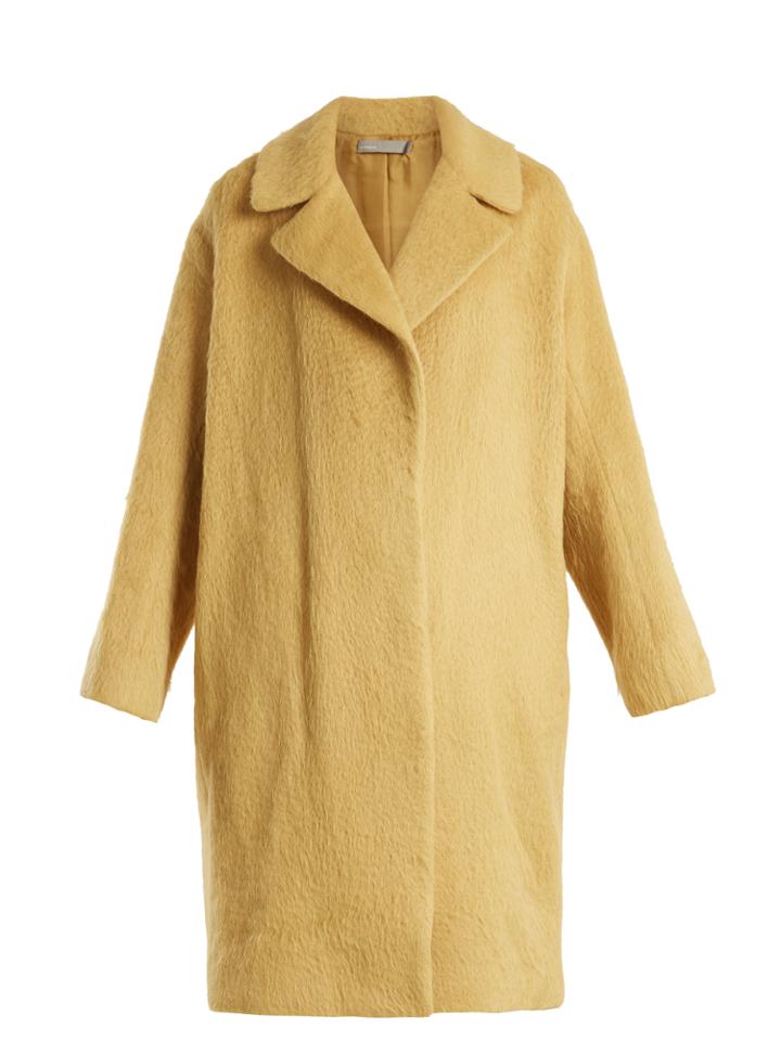Vince Notch-lapel Alpaca And Wool-blend Cocoon Coat