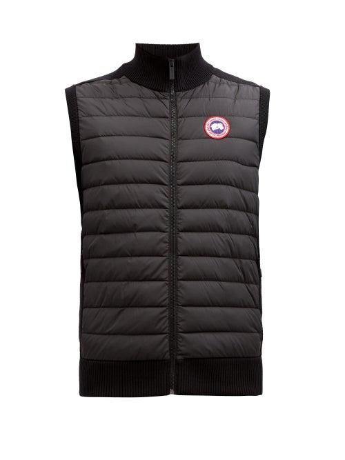 Matchesfashion.com Canada Goose - Hybridge Quilted-down Merino-wool Gilet - Mens - Black