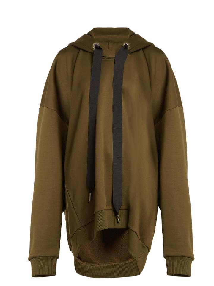Marques Almeida Oversized Hooded Cotton-blend Sweatshirt