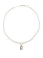 Diane Kordas - Evil Eye Diamond, Pearl & 14kt Rose-gold Necklace - Womens - Pearl