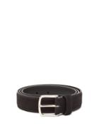 Matchesfashion.com The Row - Casual Nubuck Belt - Mens - Black