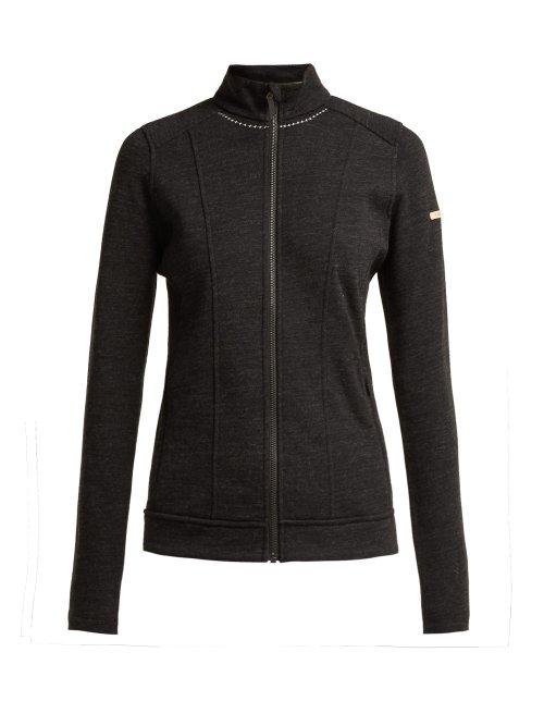 Matchesfashion.com Capranea - Divide Wool Blend Jacket - Womens - Black