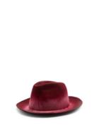 Matchesfashion.com Reinhard Plank Hats - Elia Wool-felt Trilby Hat - Womens - Pink Multi
