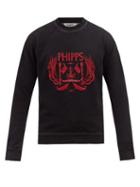 Phipps - Pirate-embroidered Organic-cotton Sweatshirt - Mens - Black