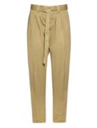 Visvim Relaxed Cotton And Linen-blend Trousers