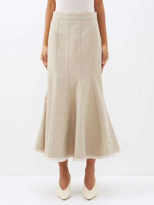 Max Mara - Acciaio Skirt - Womens - Beige