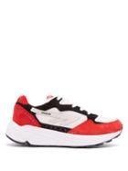 Matchesfashion.com Hi-tec Hts74 - Hts Silver Shadow Low Top Trainers - Mens - Black Red
