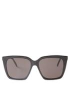 Saint Laurent - Oversized Cat-eye Acetate Sunglasses - Womens - Black