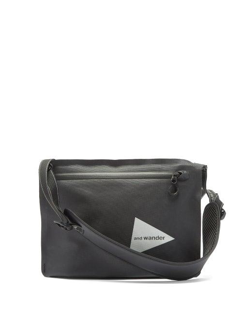 Matchesfashion.com And Wander - Logo-print Waterproof Cross-body Bag - Mens - Black