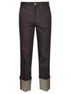 Gucci Tapered-leg Turn-up Jeans