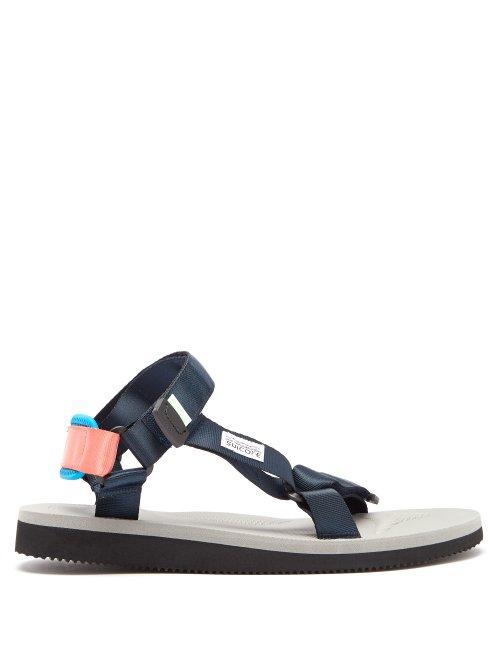 Matchesfashion.com Suicoke - Depa Cab Technical Sandals - Mens - Blue Multi