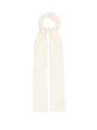 Mens Accessories Tom Ford - Logo-embroidered Silk-faille Evening Scarf - Mens - White