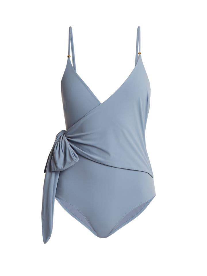Stella Mccartney Wrap-style Deep V-neck Swimsuit