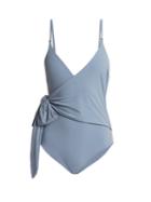 Stella Mccartney Wrap-style Deep V-neck Swimsuit