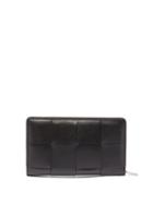 Bottega Veneta - Intrecciato Zipped Leather Wallet - Mens - Black