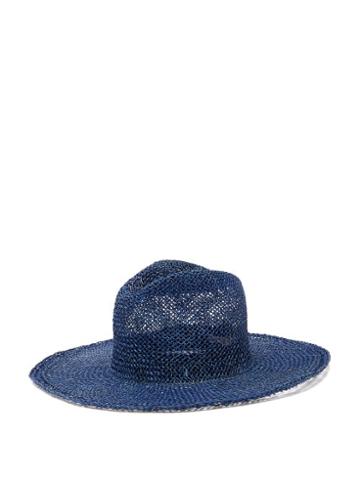 Matchesfashion.com Reinhard Plank Hats - Norma Woven Hat - Womens - Blue