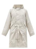 Matchesfashion.com Our Legacy - Cloak Hooded Technical-twill Coat - Mens - Beige
