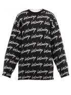 Matchesfashion.com Balenciaga - Logo-jacquard Wool-blend Sweater - Mens - Black