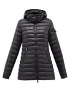 Matchesfashion.com Moncler - Menthe Quilted-down Hooded Jacket - Womens - Black