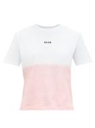 Matchesfashion.com Msgm - Tie-dye Cotton-jersey T-shirt - Womens - Pink White