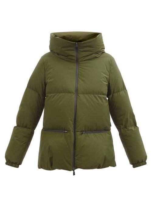 Herno - Laminar Quilted Down Gore-tex Jacket - Womens - Khaki