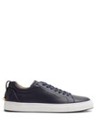 Matchesfashion.com Buscemi - Lyndon Low Top Leather Trainers - Mens - Navy