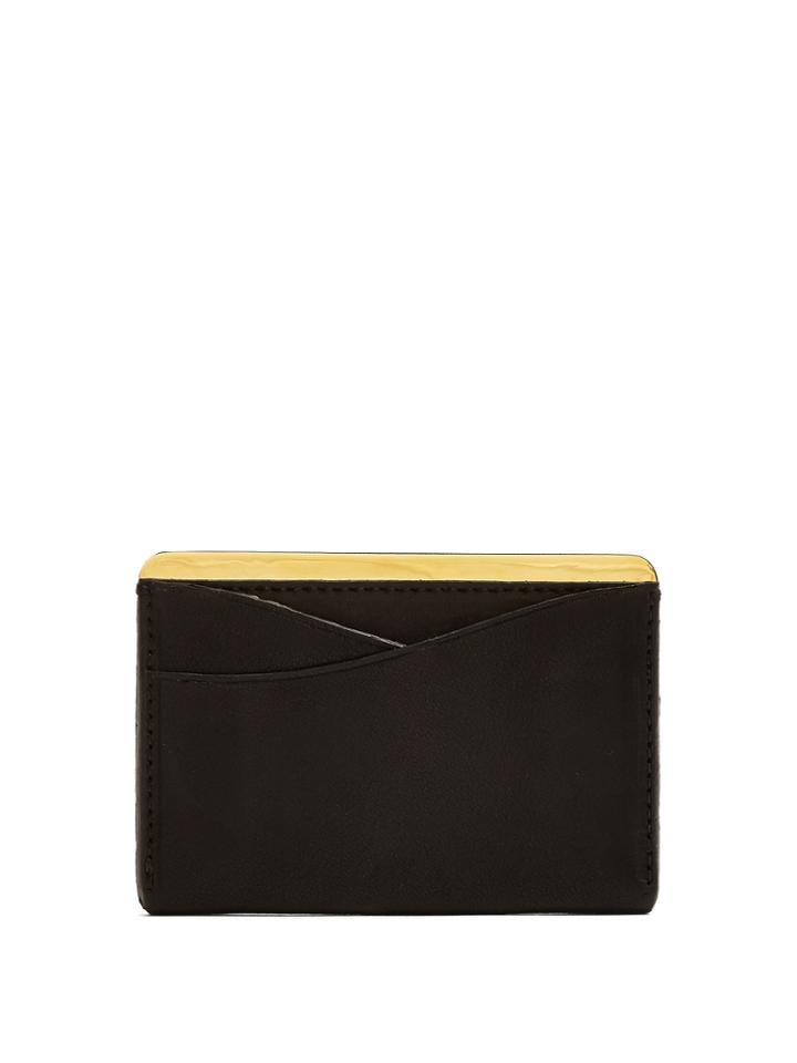 Passavant And Lee Leather And Gold-plated Cardholder