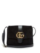 Matchesfashion.com Gucci - Gg Arli Suede And Leather Cross Body Bag - Womens - Black