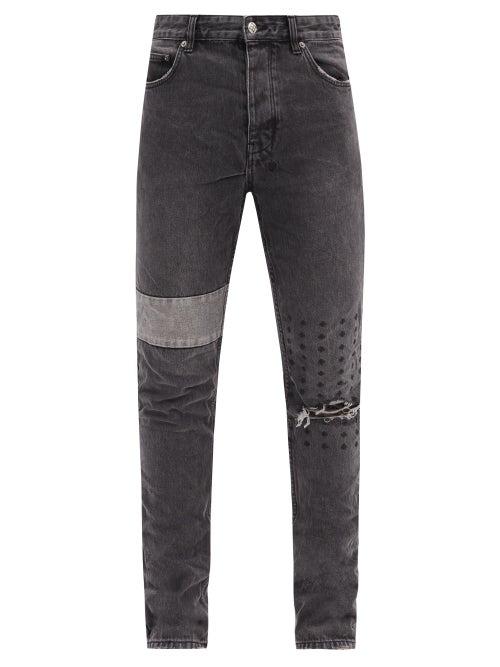 Matchesfashion.com Ksubi - Chitch Dynamo Logo-stitched Jeans - Mens - Black