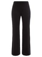 Gabriela Hearst - Miles Ribbed Cashmere-blend Boucl Flared Trousers - Womens - Black
