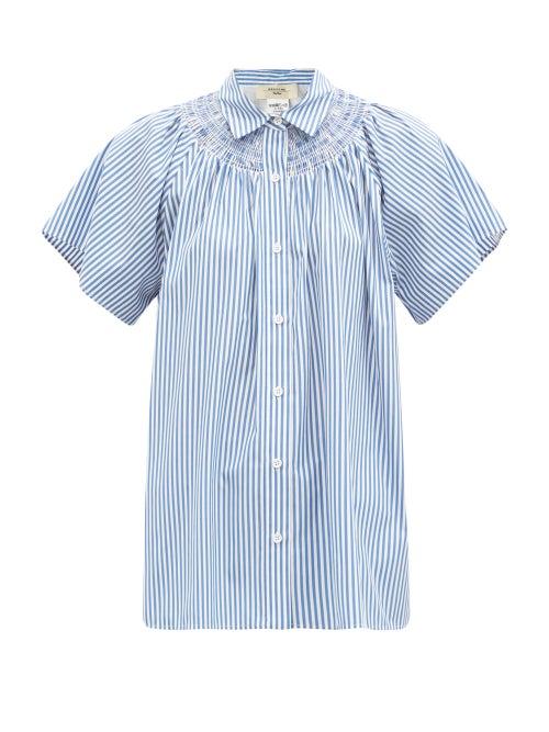 Matchesfashion.com Weekend Max Mara - Coimbra Shirt - Womens - Blue White