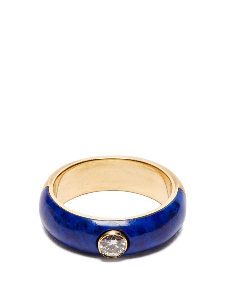 Marc Alary Belsa Diamond And 18kt Gold Ring