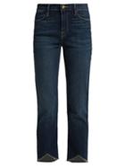 Matchesfashion.com Frame - Le High Straight Leg Jeans - Womens - Dark Blue