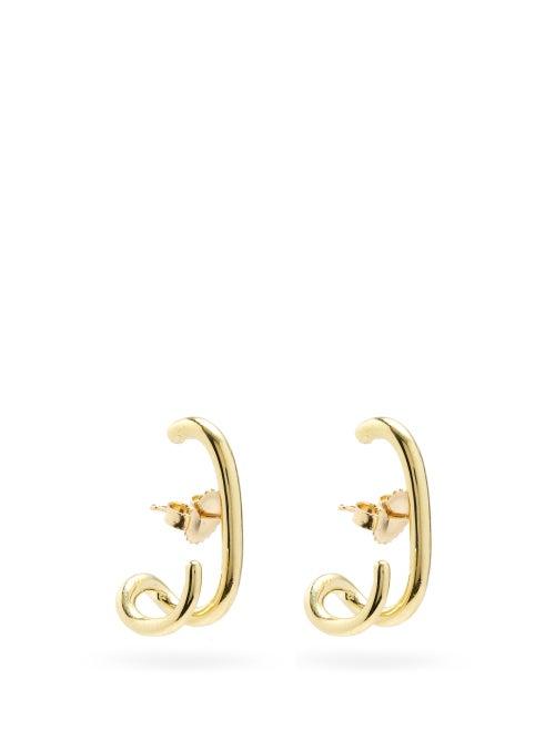 Matchesfashion.com Katkim - Mono 18kt Gold Earrings - Womens - Yellow Gold