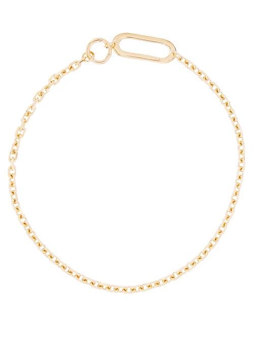 Matchesfashion.com Alta Ora - Binary Diamond Cut Gold Vermeil Chain Choker - Womens - Gold