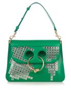 J.w.anderson Pierce Medium Embellished Leather Shoulder Bag