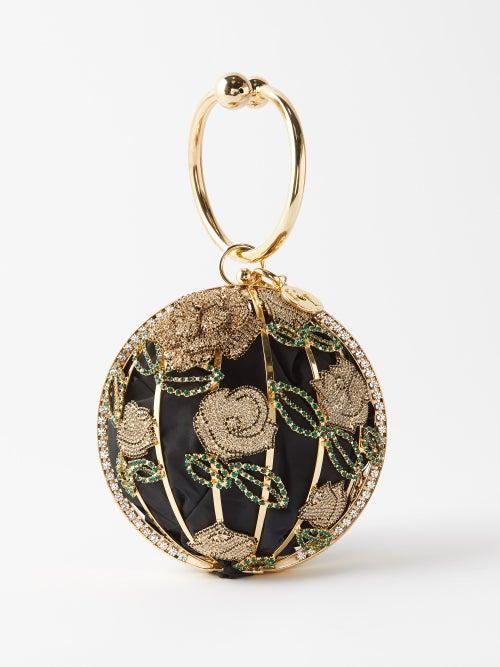 Rosantica - Alice Crystal-embellished Handbag - Womens - Black Multi
