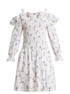 Rebecca Taylor Francine Off-the-shoulder Floral-print Dress