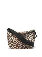Matchesfashion.com Ganni - Leopard-print Recycled-canvas Shoulder Bag - Womens - Leopard