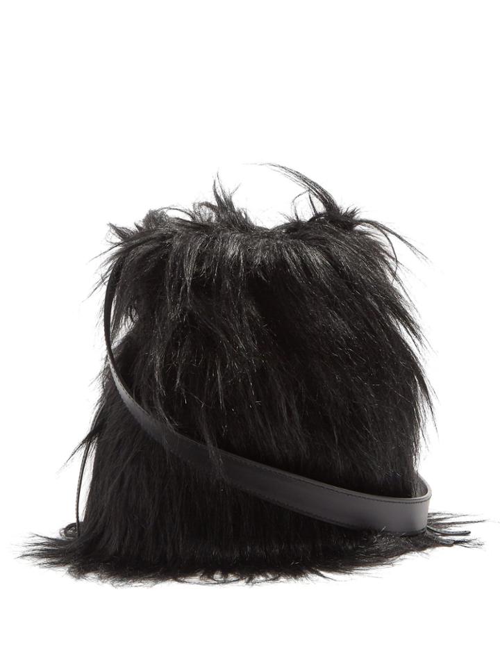 Simone Rocha Faux Fur And Leather Bag