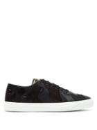 Matchesfashion.com Valentino - Clipit Suede And Leather Trainers - Mens - Black