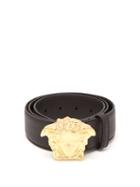 Matchesfashion.com Versace - Palazzo Medusa Head Leather Belt - Mens - Black