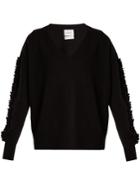 Barrie Troisieme Dimension V-neck Cashmere Sweater