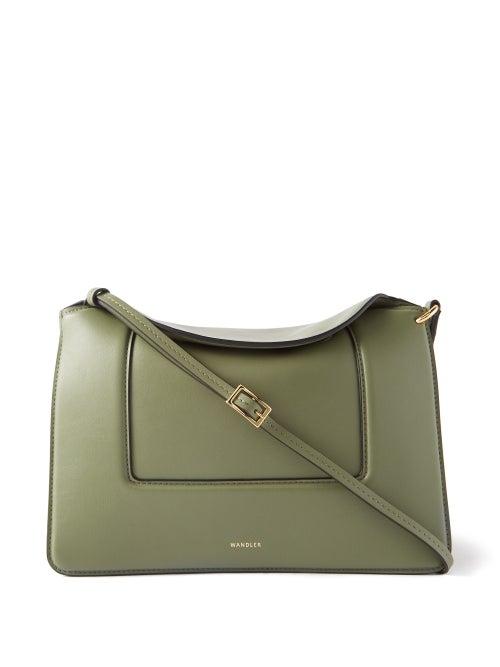 Wandler - Penelope Leather Shoulder Bag - Womens - Green