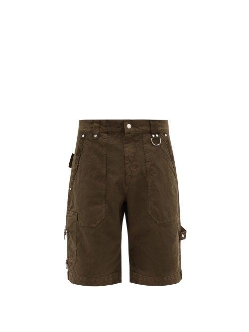 Matchesfashion.com Phipps - D-ring Organic Cotton-twill Shorts - Mens - Brown