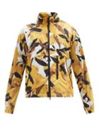 Matchesfashion.com 2 Moncler 1952 - Oct Abstract Camouflage-print Zip Jacket - Mens - Yellow Multi