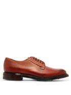 Matchesfashion.com Cheaney - Deal Grained Leather Derby Shoes - Mens - Burgundy